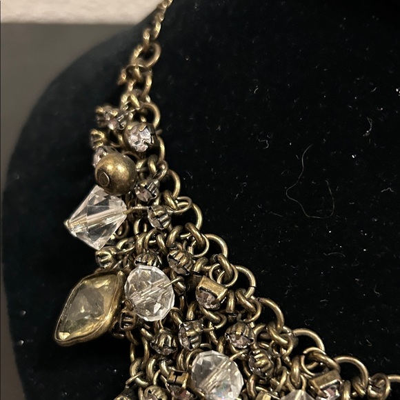 Chico's Gold and Silver Beaded Necklace - Picture 2 of 7